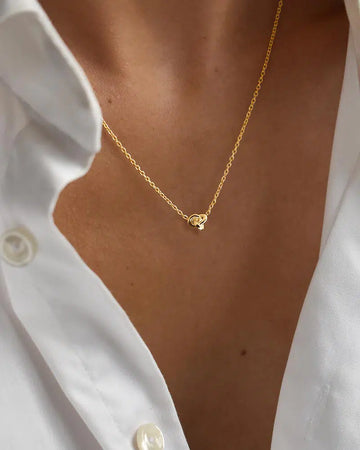 Drakenberg Sjölin Le Knot Drop Necklace - Gold